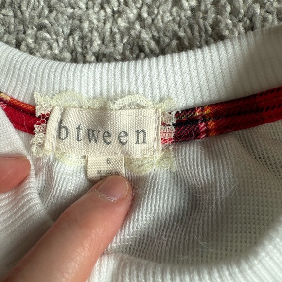 Btween Unicorn Fuzzy Sweater and Plaid Pants Set - Picture 9 of 9